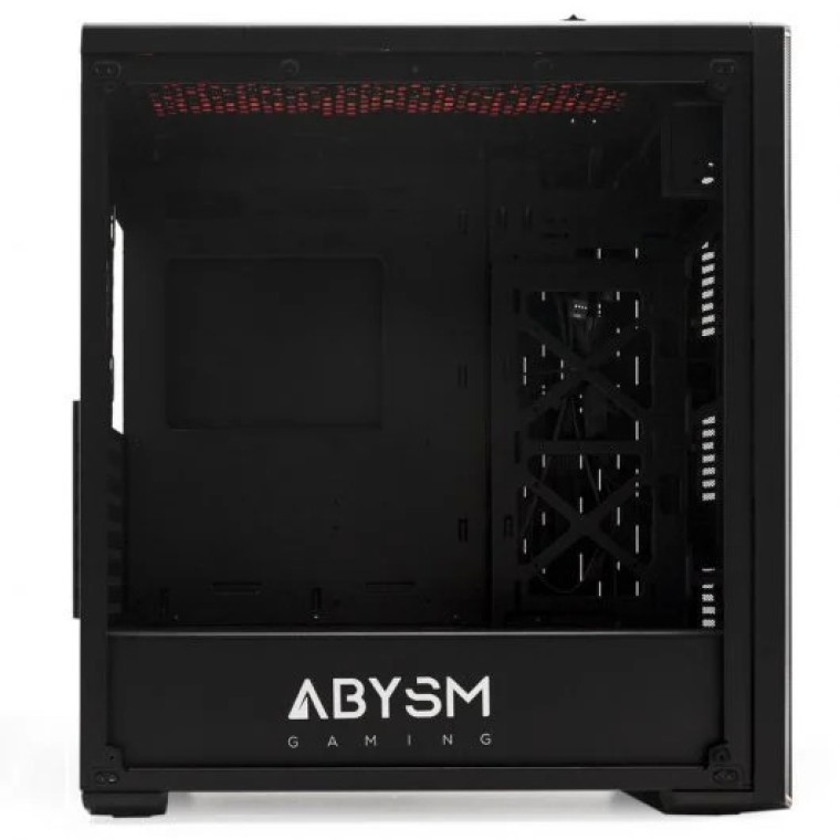 Abysm Gaming Dorian Caja PC Cristal Templado USB 3.0 Negra/Naranja