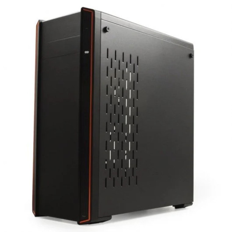 Abysm Gaming Dorian Caja PC Cristal Templado USB 3.0 Negra/Naranja