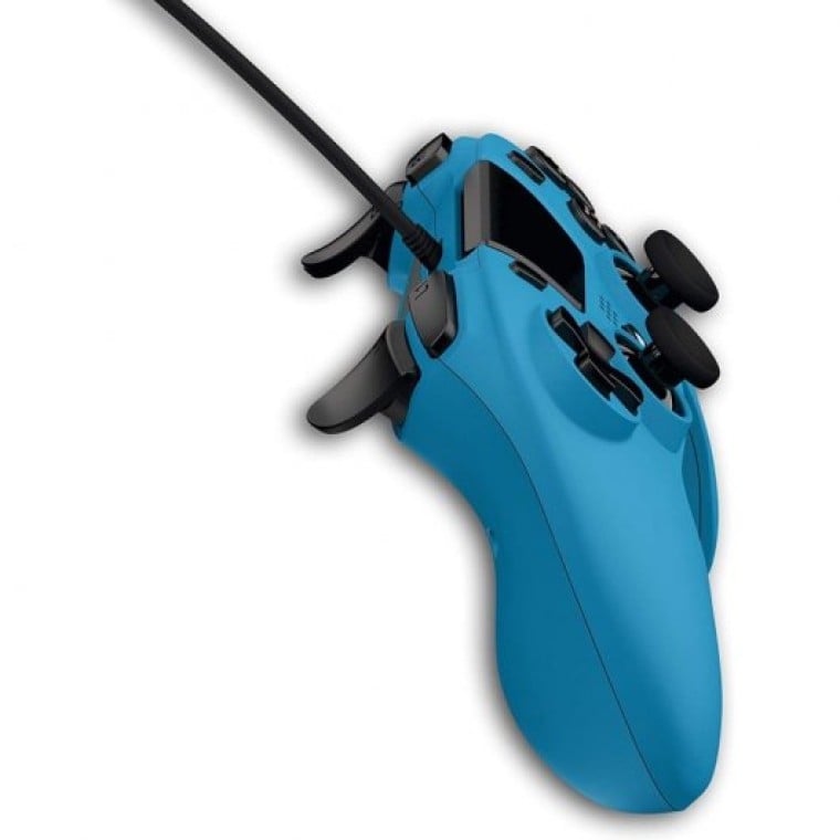 Gioteck VX-4 Mando con Cable Azul para PS4/PC