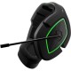 Gioteck TX-50 Auriculares Gaming Multiplataforma Negro/Verde