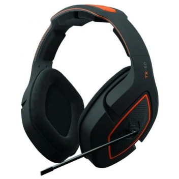Gioteck TX-50 Auriculares Gaming Multiplataforma Negro/Naranja