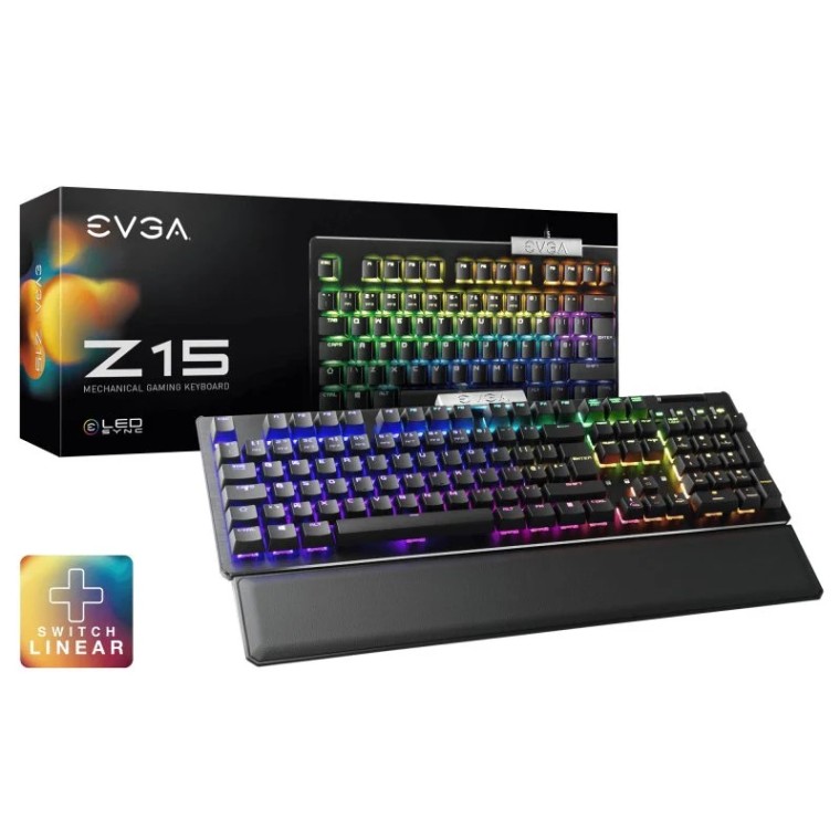 EVGA Z15 Teclado Mecánico Gaming RGB Kailh Silver