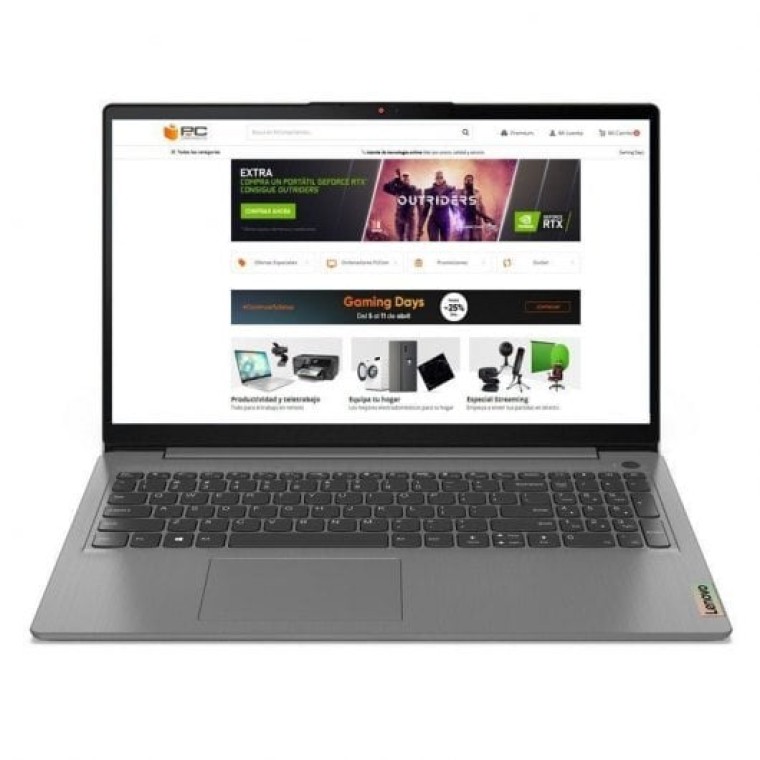 Portátil Lenovo IdeaPad 3 15ALC6 AMD Ryzen 7 5700U/16 GB/512 GB SSD/15.6"