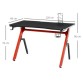 HomCom Mesa Gaming 120x66x76cm Negra HomCom Mesa Gaming 120x66x76cm Negra