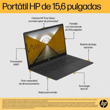 HP 15-FC0038NS AMD Ryzen 7 7730U/8GB/512GB SSD/15.6" Azul Lunar