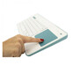 Silver HT Teclado Inalámbrico con Touchpad Blanco/Azul Silver HT Teclado Inalámbrico con Touchpad Blanco/Azul