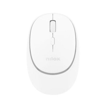 Ratón inalámbrico Bluetooth + USB Recargable 1600 DPI Blanco clic silencioso Ratón inalámbrico Bluetooth + USB Recargable 1600 DPI Blanco clic silencioso