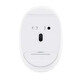 Ratón inalámbrico Bluetooth + USB Recargable 1600 DPI Blanco clic silencioso Ratón inalámbrico Bluetooth + USB Recargable 1600 DPI Blanco clic silencioso