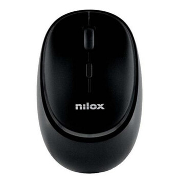 Ratón Wireless Bluetooth Negro 1600DPI Recargable Click Silencioso 4 Botones Ratón Wireless Bluetooth Negro 1600DPI Recargable Click Silencioso 4 Botones