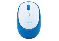 Ratón inalámbrico Bluetooth Azul Recargable 1600 DPI Clic silencioso 4 Botones