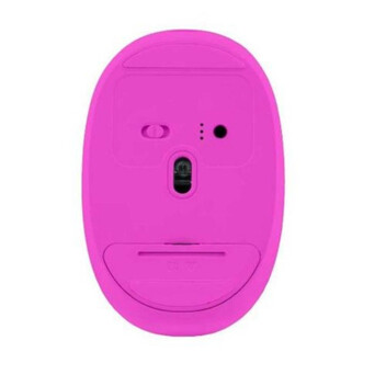 Ratón Wireless Bluetooth Rosa Recargable 1600 DPI Clic Silencioso 4 Botones