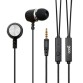 Cool Auriculares Metalizado Stereo 3,5mm Con Micro Negro Cool Auriculares Metalizado Stereo 3,5mm Con Micro Negro