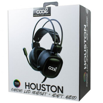 Cool Houston Auriculares Gaming Multiplataforma Negros Cool Houston Auriculares Gaming Multiplataforma Negros