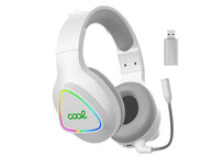 Cool Leopard Auriculares Inalámbricos Gaming 7.1 PC/PS4/PS5/Xbox Blancos