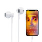 Cool Auriculares de Botón Stereo Digital con Micro USB-C Blancos