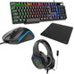 Cool Town Pack Gaming Teclado RGB Español + Auriculares + Ratón + Alfombrilla