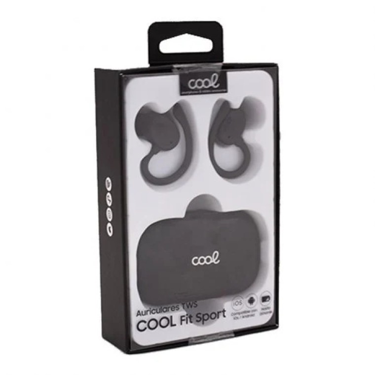 Cool Fit Sport Auriculares TW Stereo Bluetooth Negros