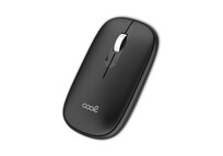 Cool Slim Ratón Inalámbrico 2 en 1 (Bluetooth + Adap. USB) Negro