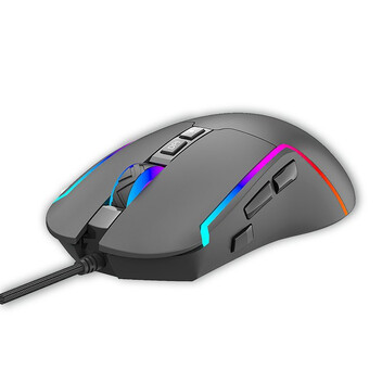 Cool Strip Ratón USB Gaming RGB Negro
