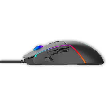 Cool Strip Ratón USB Gaming RGB Negro