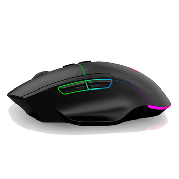 Cool Lagoon Ratón Wireless + Bluetooth 2 en 1 Gaming LED RGB Negro Cool Lagoon Ratón Wireless + Bluetooth 2 en 1 Gaming LED RGB Negro