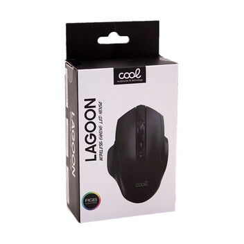 Cool Lagoon Ratón Wireless + Bluetooth 2 en 1 Gaming LED RGB Negro Cool Lagoon Ratón Wireless + Bluetooth 2 en 1 Gaming LED RGB Negro
