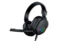 Cool Nitro Auriculares Stereo PC/PS4/PS5/Xbox Gaming Iluminación + Adaptador Audio