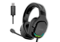 Cool Tuned Auriculares Stereo PC/PS4/PS5/Xbox Gaming LED RGB USB 7.1 Negros