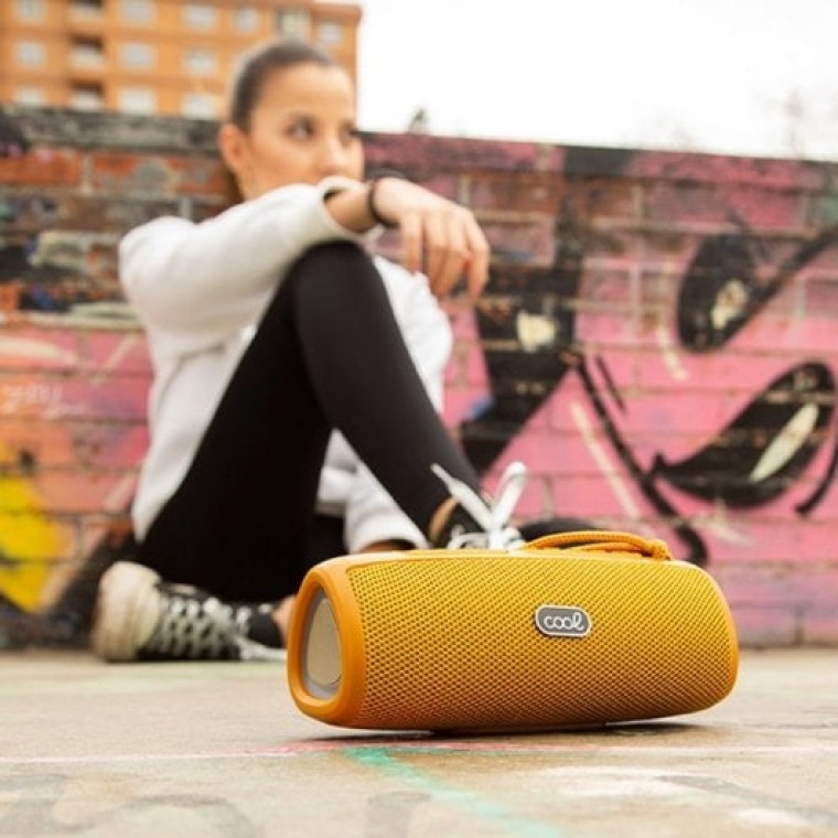 Cool Joy Altavoz Bluetooth Mostaza 12W