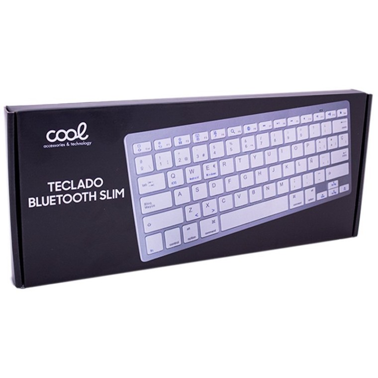 Cool Teclado Slim Bluetooth Blanco