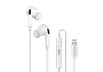 Cool Auriculares Stereo Con Micro para iPhone Blancos