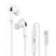 Cool Auriculares Stereo Con Micro para iPhone Blancos