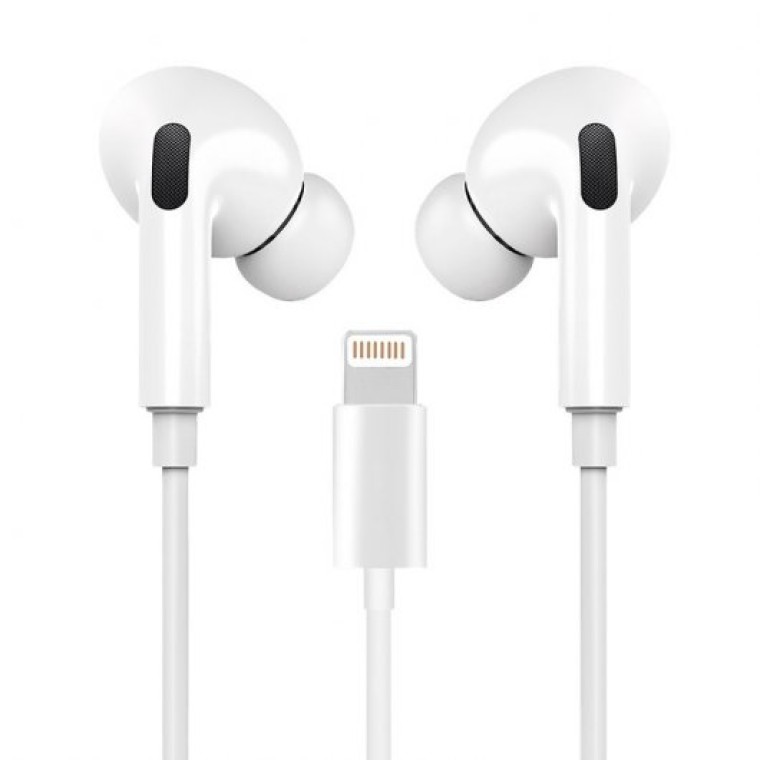 Cool Auriculares Stereo Con Micro para iPhone Blancos