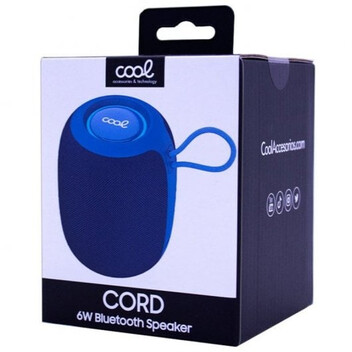 Cool Cord TWS Altavoz Portátil Bluetooth 6W Azul Marino Cool Cord TWS Altavoz Portátil Bluetooth 6W Azul Marino
