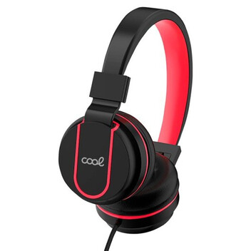 Auricular Headset Cool Toronto Auriculares con Micrófono Jack 3.5mm Negro/Rojo Auricular Headset Cool Toronto Auriculares con Micrófono Jack 3.5mm Negro/Rojo