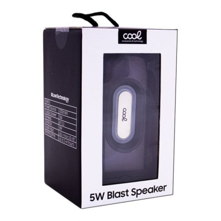 Cool Blast Altavoz Bluetooth Universal Música 5W Gris