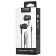 Cool Bear Stereo Auriculares 3,5 mm con Micrófono Negros