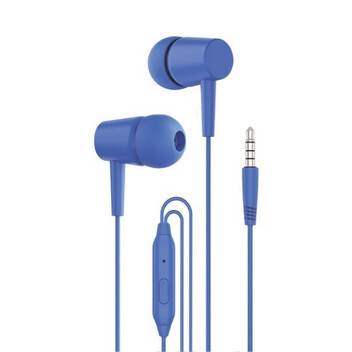 Cool Bear Stereo Auriculares 3,5 mm con Micrófono Azul Cool Bear Stereo Auriculares 3,5 mm con Micrófono Azul