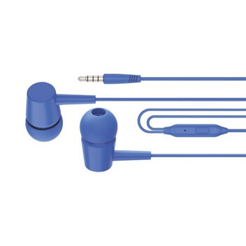 Cool Bear Stereo Auriculares 3,5 mm con Micrófono Azul Cool Bear Stereo Auriculares 3,5 mm con Micrófono Azul