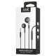 Cool Care Stereo Auriculares 3,5 mm con Micrófono Negros