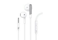 Cool Care Stereo Auriculares 3,5 mm con Micrófono Blancos