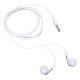 Cool Care Stereo Auriculares 3,5 mm con Micrófono Blancos