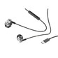 Cool Metal Stereo Auriculares USB-C con Micrófono Plateados Cool Metal Stereo Auriculares USB-C con Micrófono Plateados