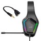 COOL Exodus Auriculares Stereo Gaming Led RGB PC / PS4 / PS5 / Xbox + Adaptador de Audio