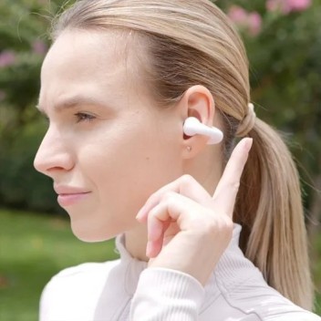 Cool Clip Auriculares Stereo Bluetooth Earbuds Blanco Cool Clip Auriculares Stereo Bluetooth Earbuds Blanco