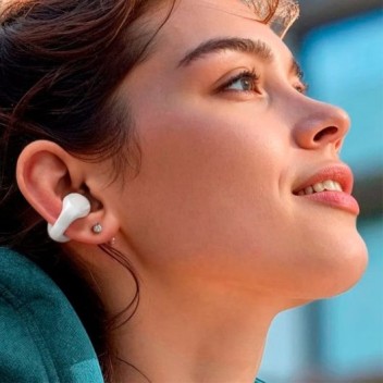 Cool Clip Auriculares Stereo Bluetooth Earbuds Blanco Cool Clip Auriculares Stereo Bluetooth Earbuds Blanco