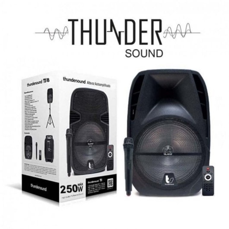 Biwond Thundersound TS8 Altavoz Karaoke Bluetooth 110W + Micrófono