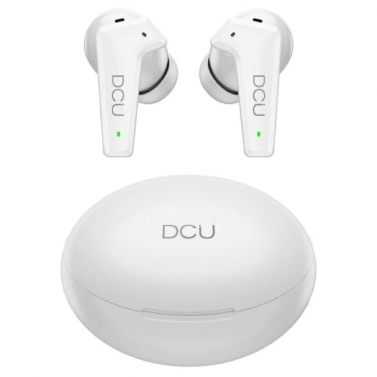 DCU Tecnologic Feedforward Auriculares Inalámbricos Blancos