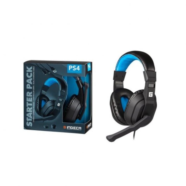 Indeca Gaming Starter Pack Auriculares Gaming para PS4