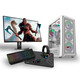PC Racing Pack Gaming Intel Core i5-11400F/8GB/256GB SSD + 1TB HDD/GTX 1650 + Monitor 24" LED FullHD